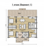 Дом из клееного бруса VZ-321